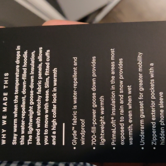 Lululemon down for it all hoodie/jacket - Picture 3 of 3